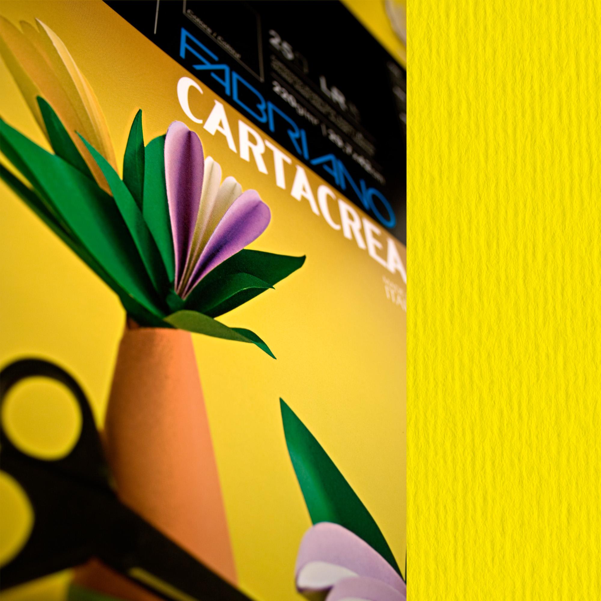 Cartoncino CartaCrea - 35x50cm - 220gr - giallo …