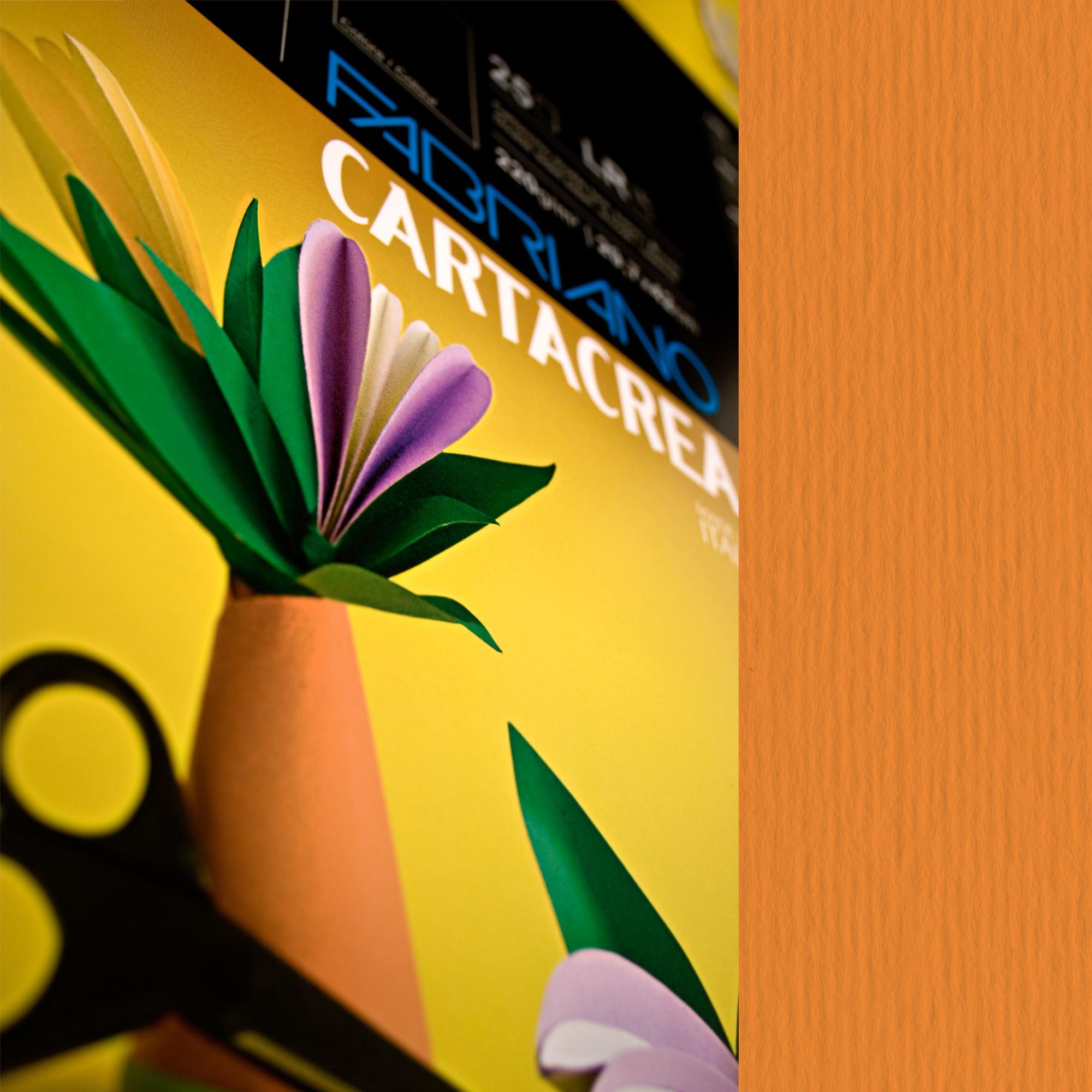 Cartoncino CartaCrea - 35x50cm - 220gr - arancio …
