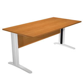 Scrivania lineare Easy - 120 x 80 x …