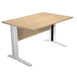 Scrivania lineare Easy - 120 x 80 x …