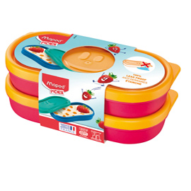 Snack box Picnik Concept - rosa corallo - …