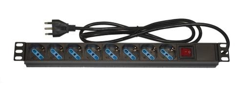 LINK MULTIPRESA DA RACK 19" CON INTERRUTTORE 8 …