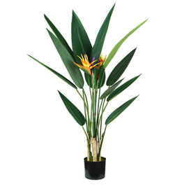 Pianta ornamentale Sterlizia - artificiale - 12 foglie …