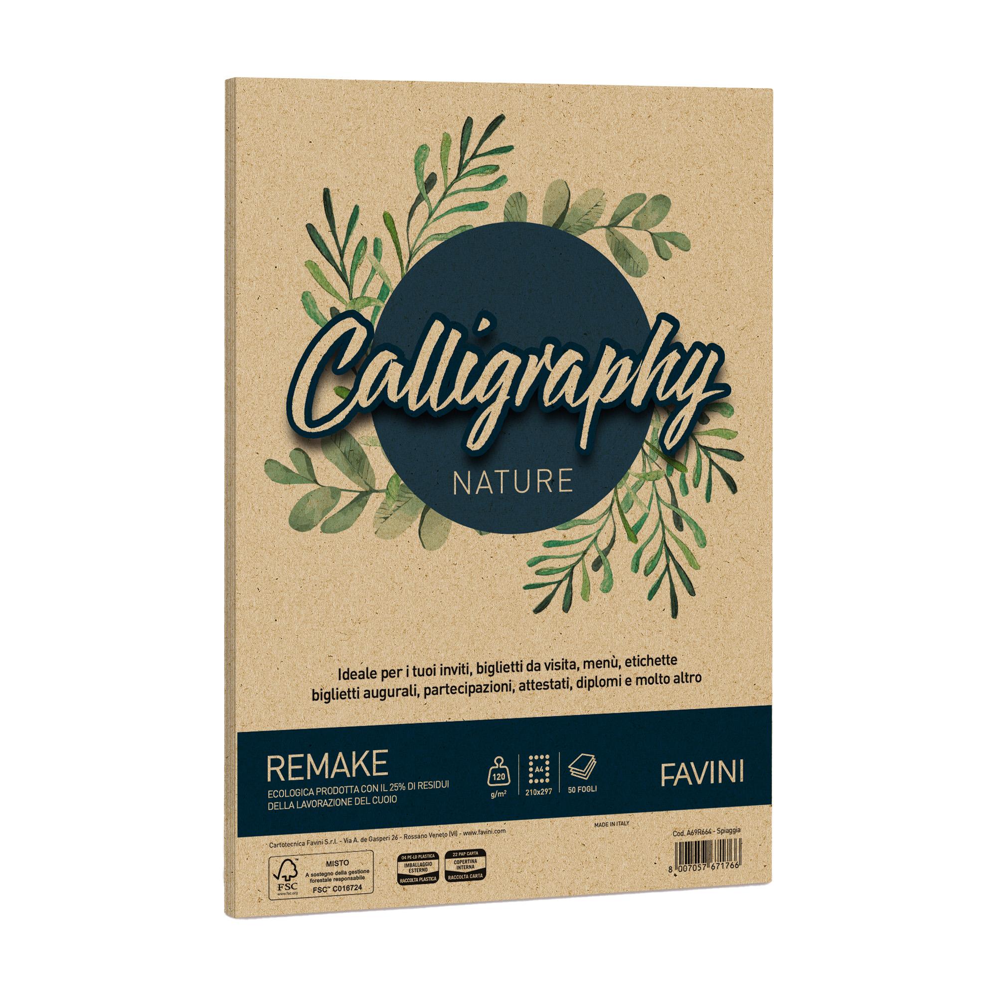Carta Calligraphy Nature Remake - A4 - 120 …