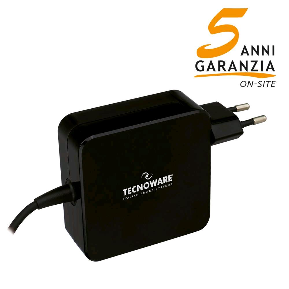 TECNOWARE FAU17563 POWER CHARGER UNIVERSALE PER NOTEBOOK USB-C …