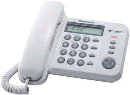 Panasonic KX-TS580EX1W - Telefono con filo con ID …