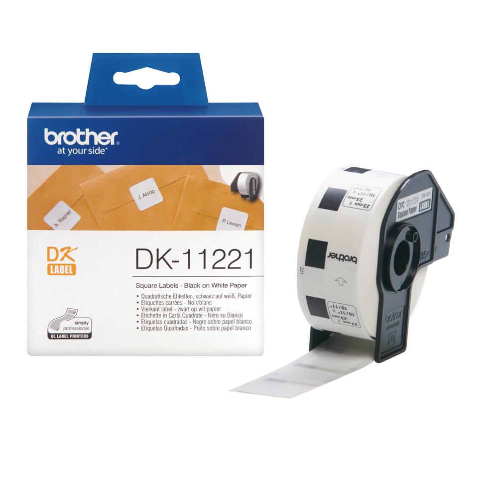 BROTHER CONF 1000 ETICHETTE ADESIVE IN ROTOLO 23X23 …