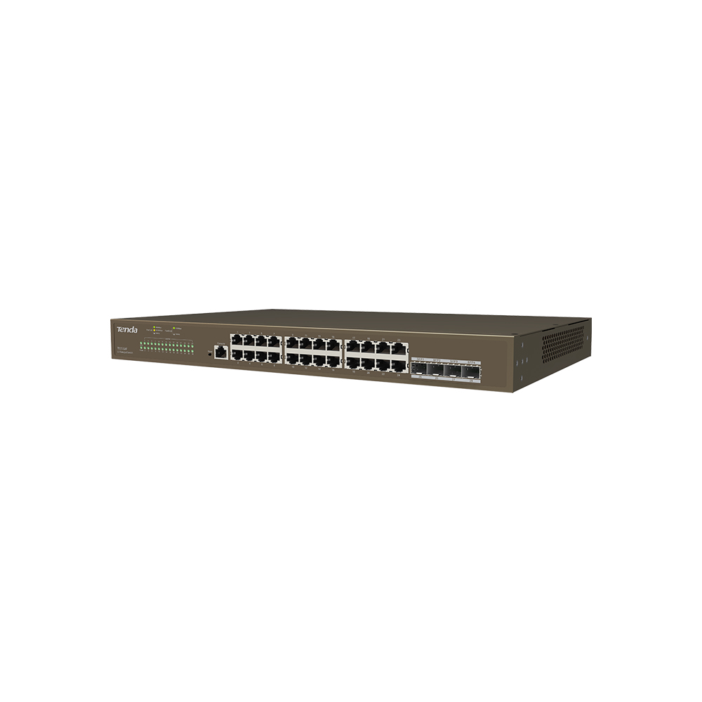 TENDA TEG5328F SWITCH 24 PORTE GIGABIT 10/100/1000 RJ45 …